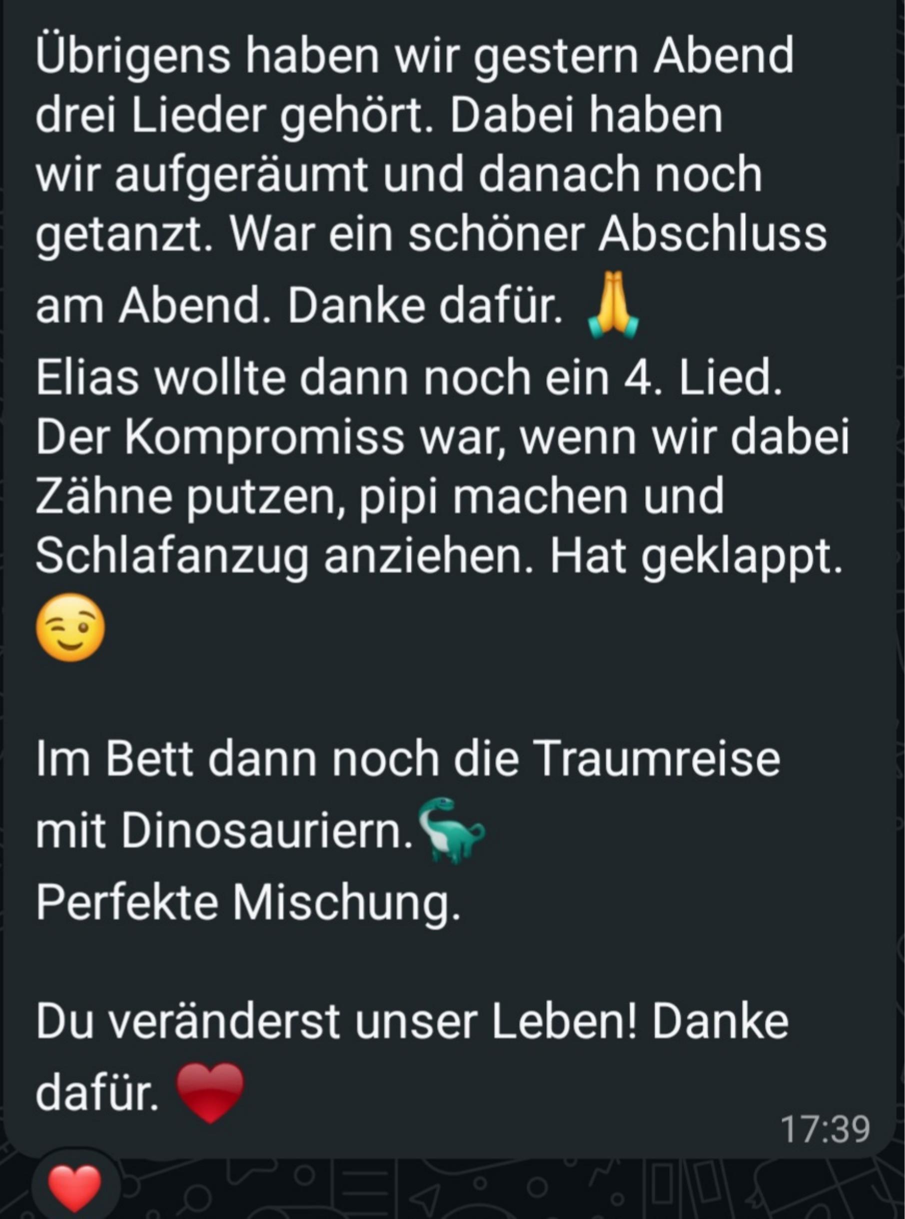 WhatsApp Nachricht