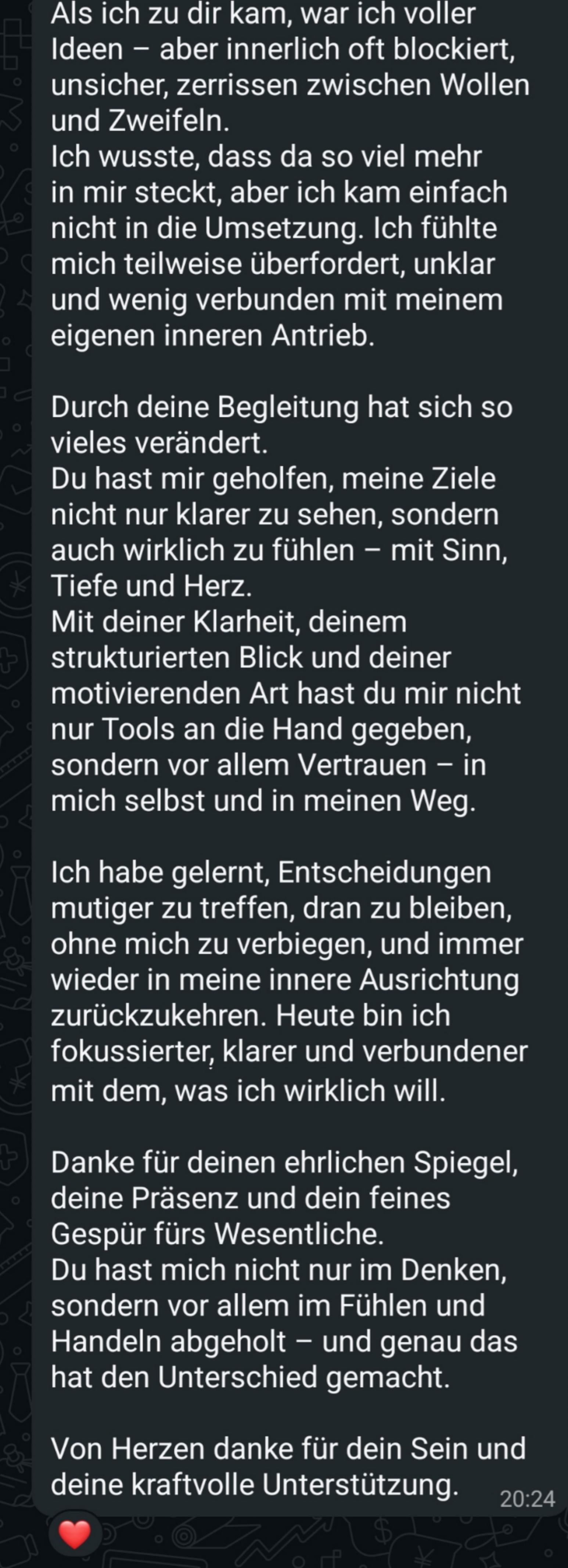 WhatsApp Nachricht