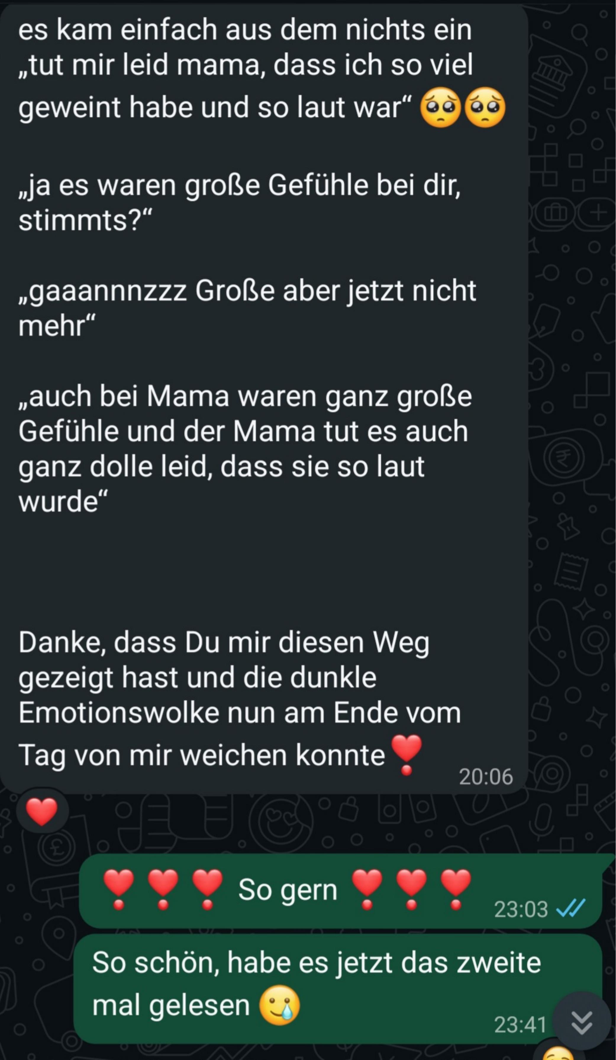 WhatsApp Nachricht