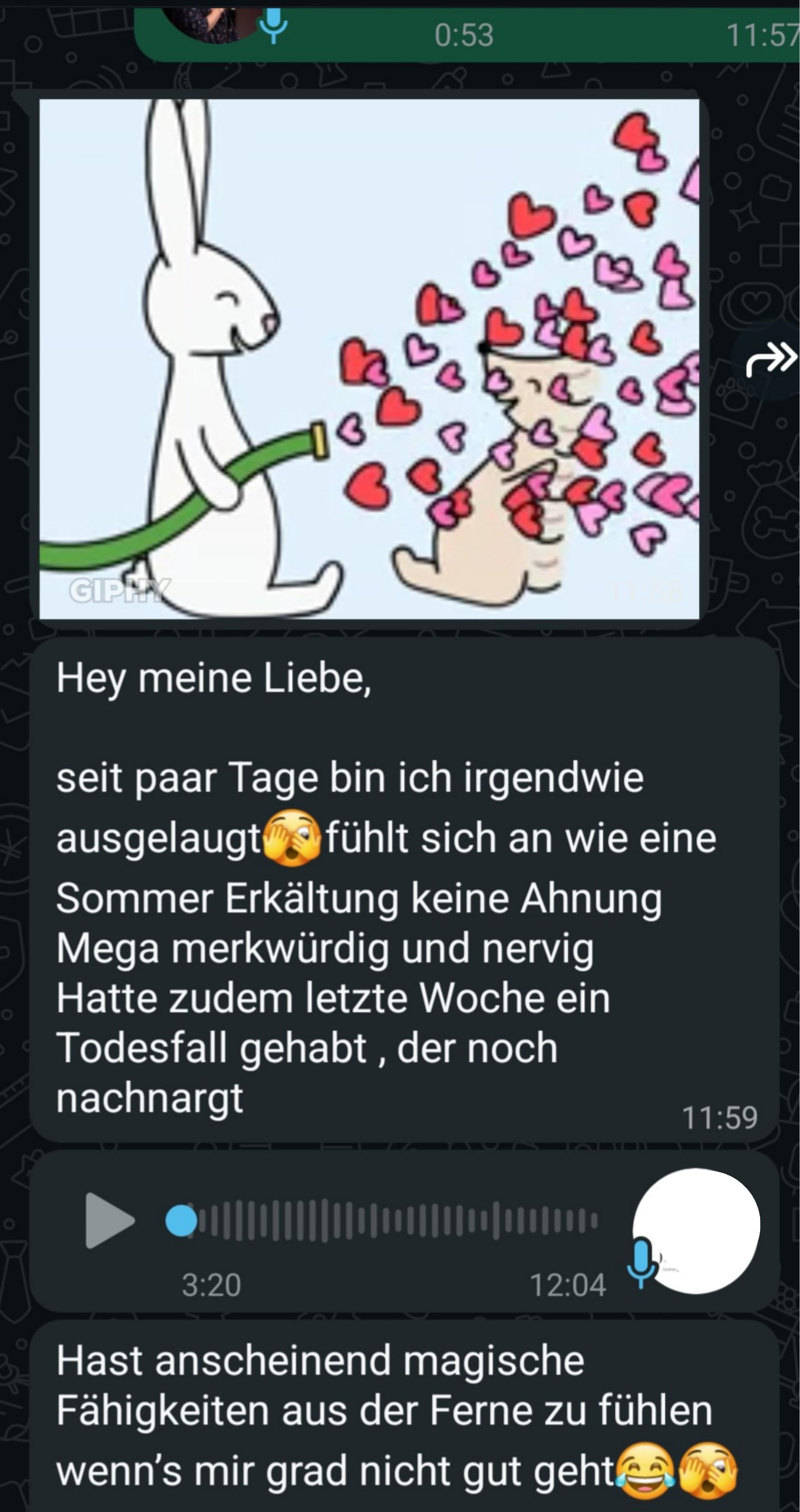 WhatsApp Nachricht