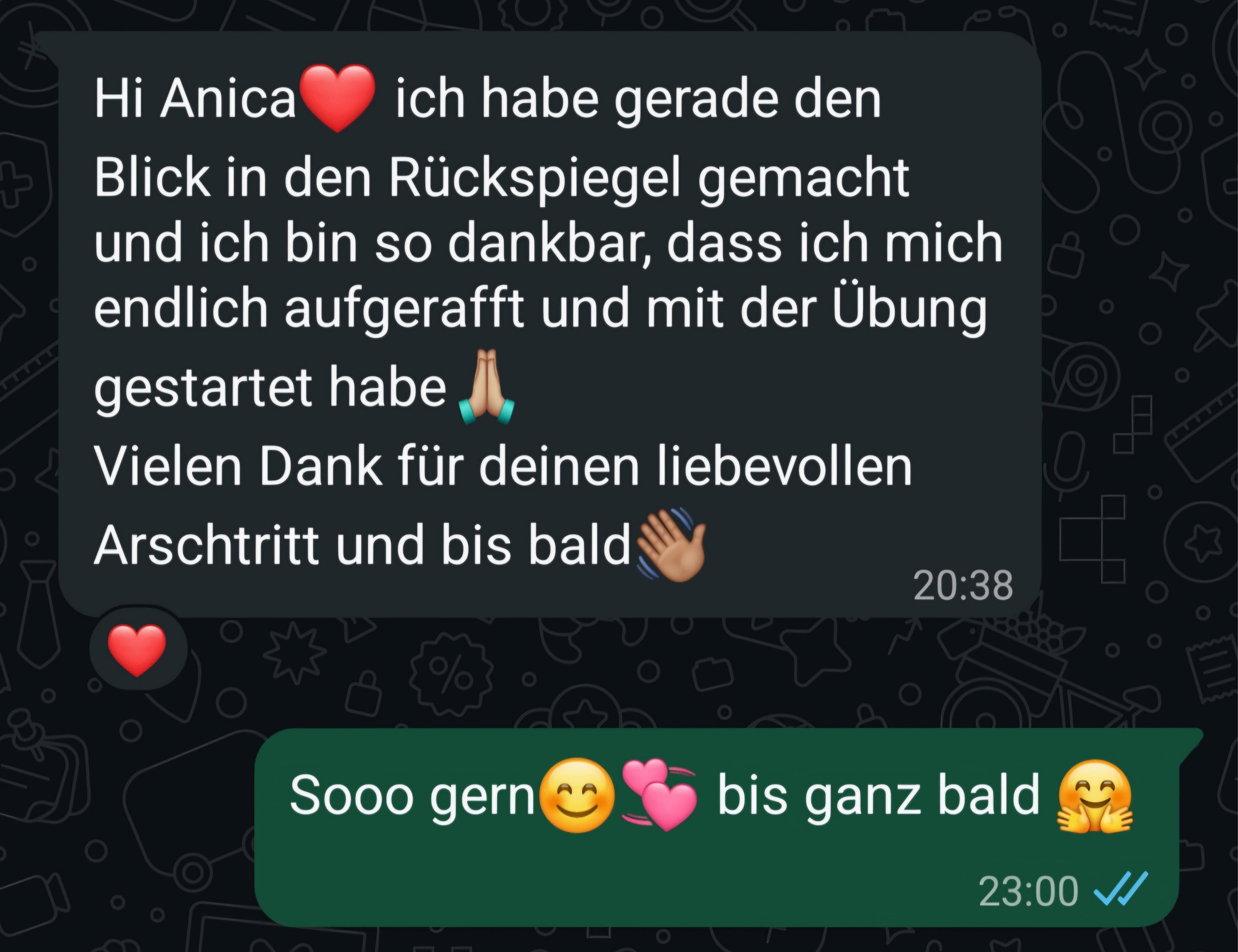 WhatsApp Nachricht